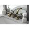 Kingston Brass KS4983CKL Widespread Bathroom Faucet with Brass Pop-Up, Antique Brass KS4983CKL - alternate 4